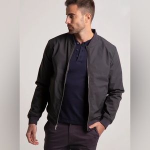 BNWT Hyden Yoo Classic Bomber Jacket Charcoal Large
